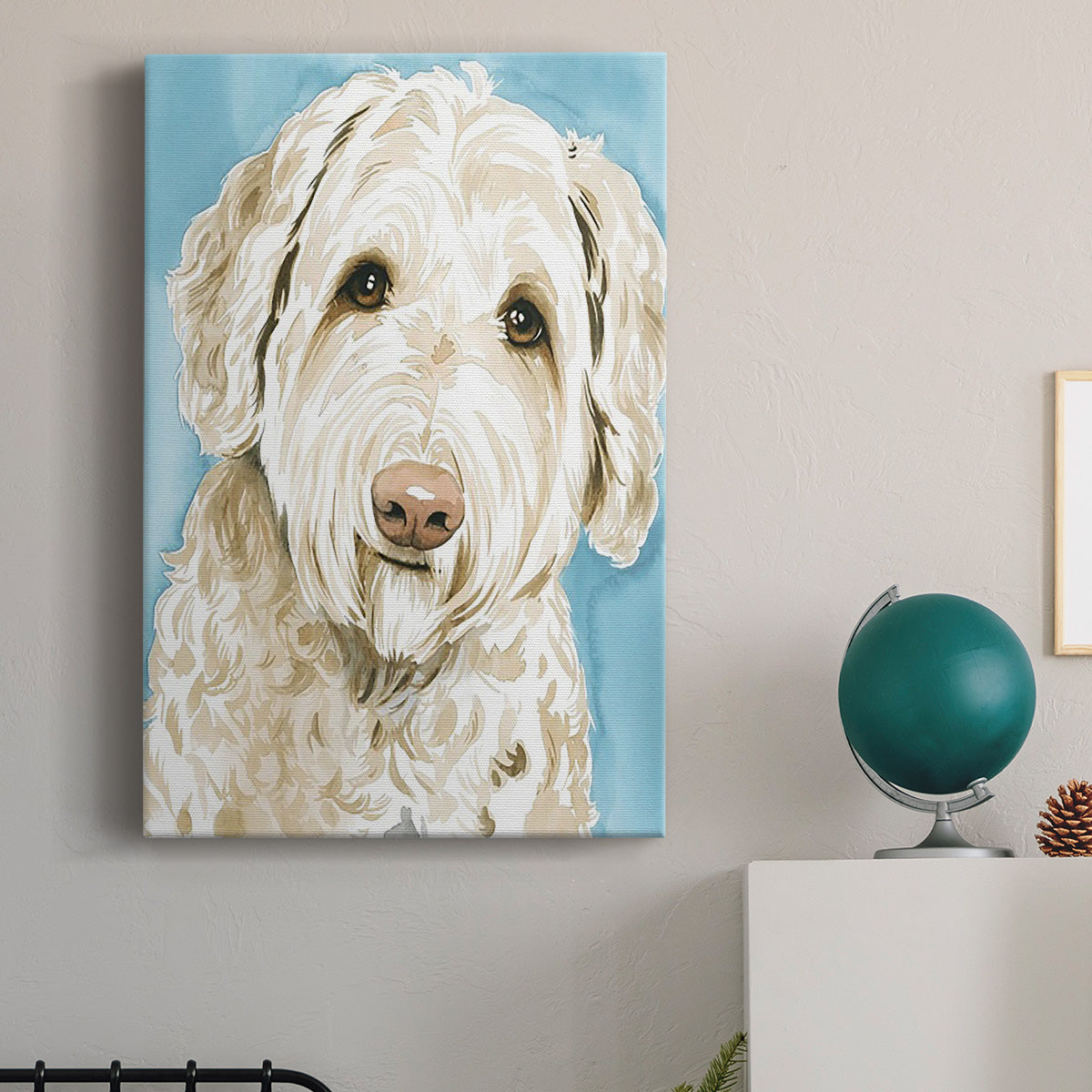 Labradoodle I Premium Gallery Wrapped Canvas - Ready to Hang