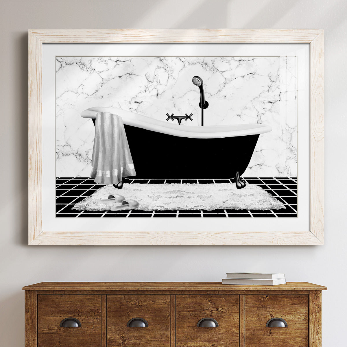 Modern Bath I-Premium Framed Print - Ready to Hang