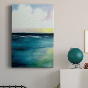 Sherbet Sunset Diptych I Premium Gallery Wrapped Canvas - Ready to Hang
