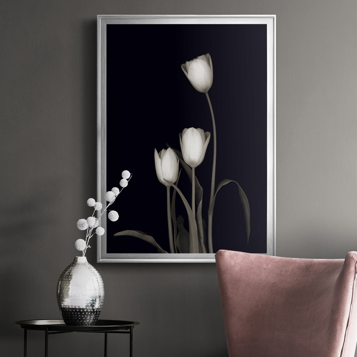 Tulip Pose III Premium Framed Print - Ready to Hang