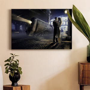 Train Depot Premium Gallery Wrapped Canvas - Ready to Hang