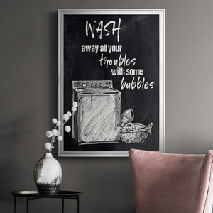 Wash Away Your Troubles Premium Framed Print - Ready to Hang