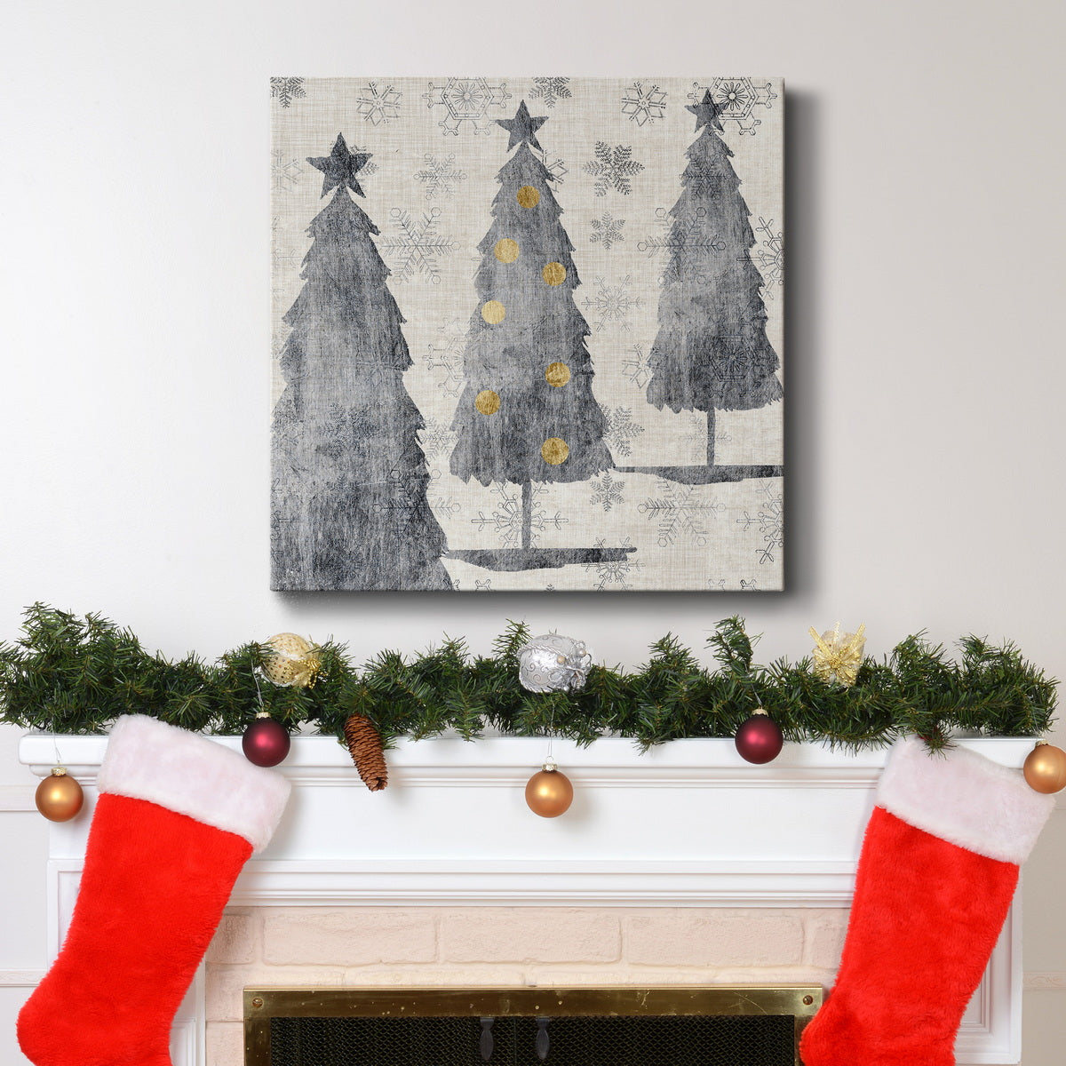 Sophisticated Christmas Collection G-Premium Gallery Wrapped Canvas - Ready to Hang