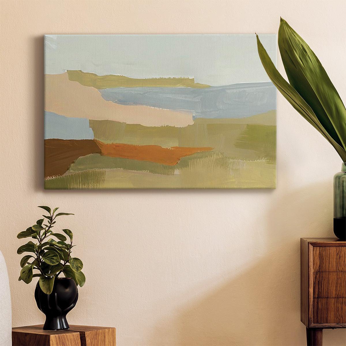 Stacked Landscape IV Premium Gallery Wrapped Canvas - Ready to Hang