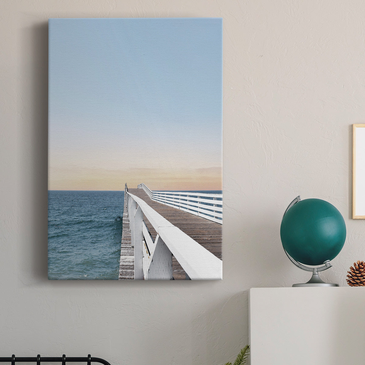 Day at the Pier Premium Gallery Wrapped Canvas - Ready to Hang