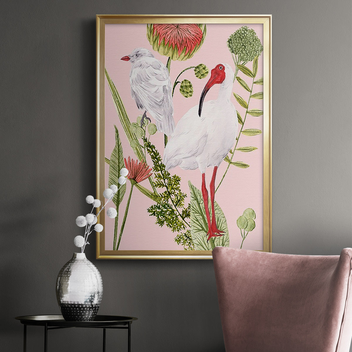 Birds in Motion II Premium Framed Print - Ready to Hang