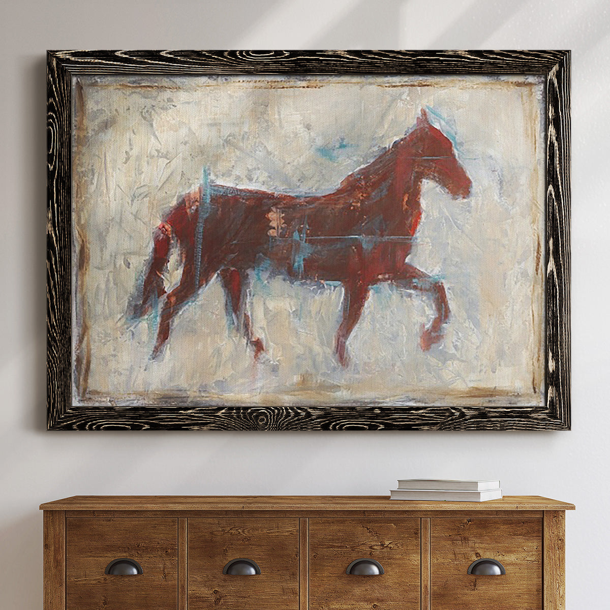 Iron Equine II-Premium Framed Canvas - Ready to Hang