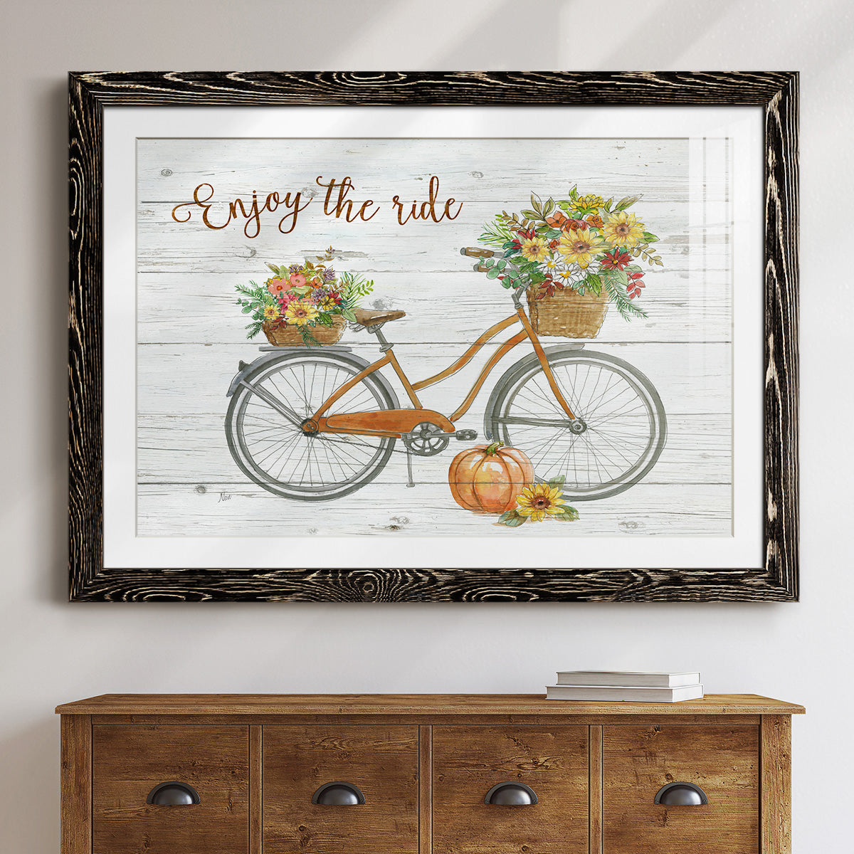 Harvest Bike-Premium Framed Print - Ready to Hang