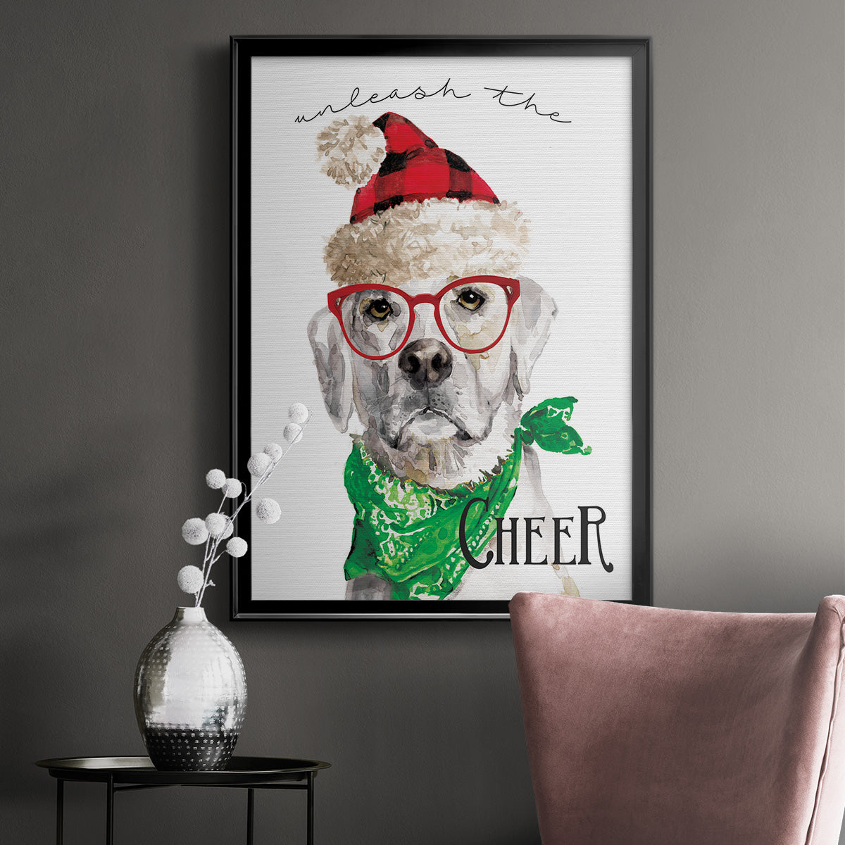Unleash the Cheer Premium Framed Print - Ready to Hang