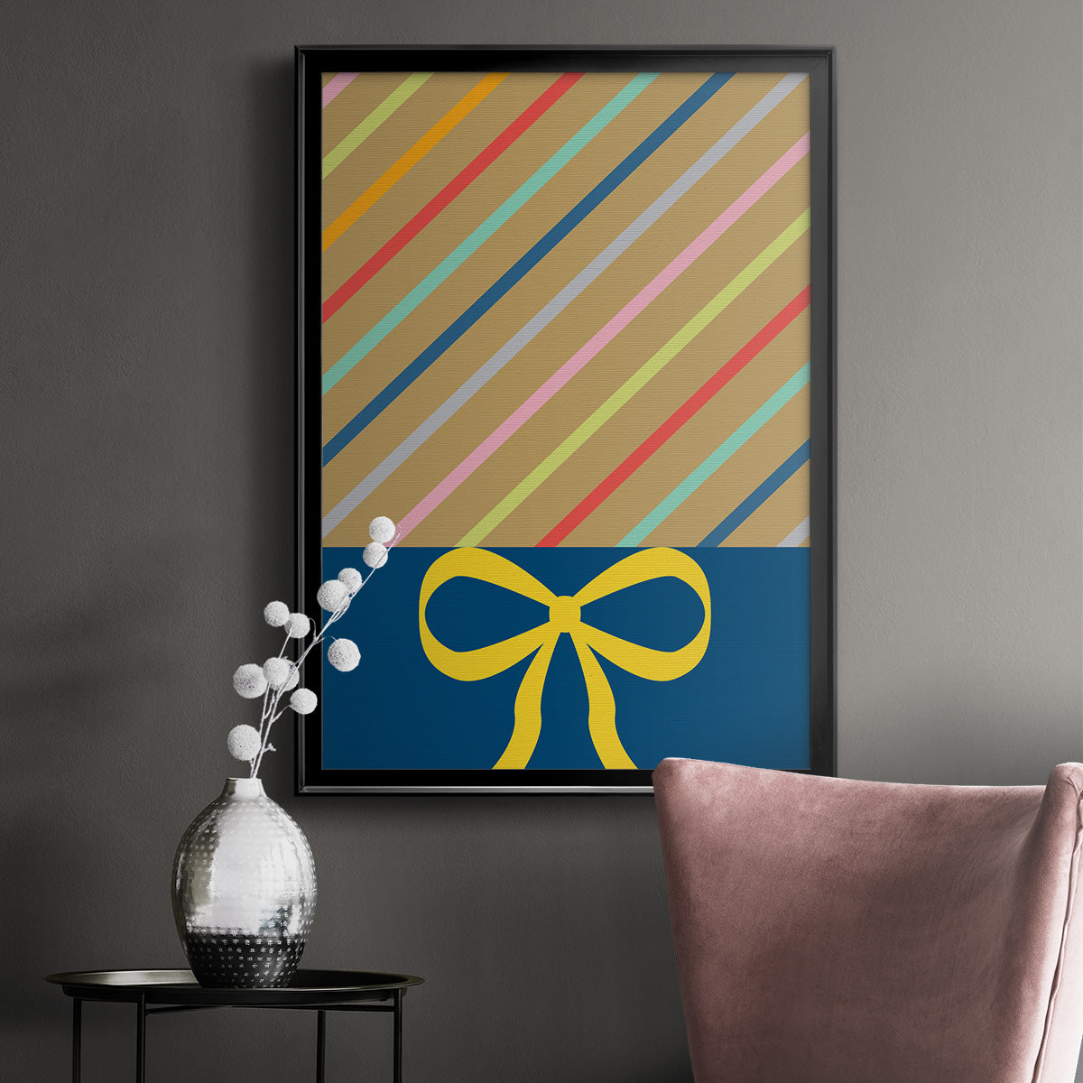 Stripes Premium Framed Print - Ready to Hang