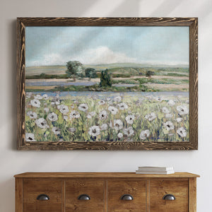 Vintage Poppy Valley-Premium Framed Canvas - Ready to Hang