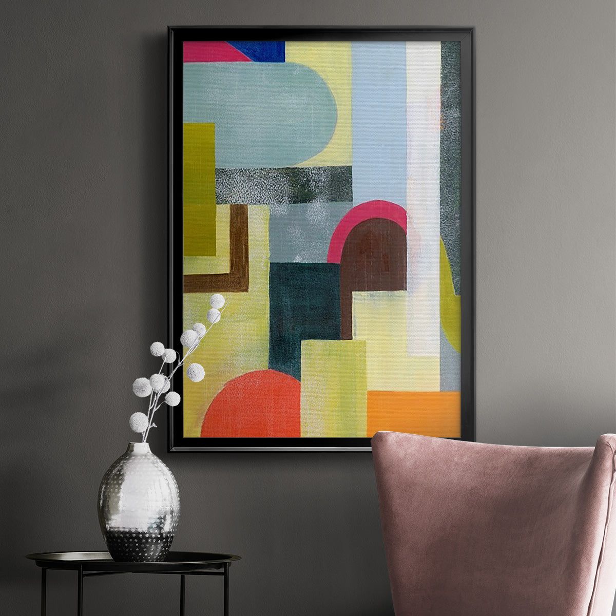 City of Rainbows I Premium Framed Print - Ready to Hang