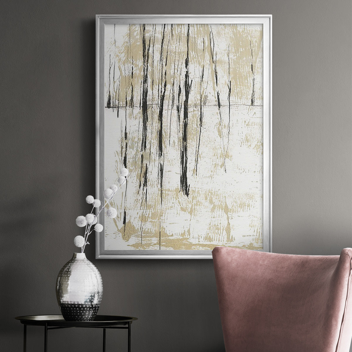 Gilded Forest II Premium Framed Print - Ready to Hang