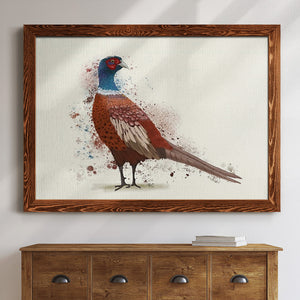 Pheasant Splash 5-Premium Framed Canvas - Ready to Hang