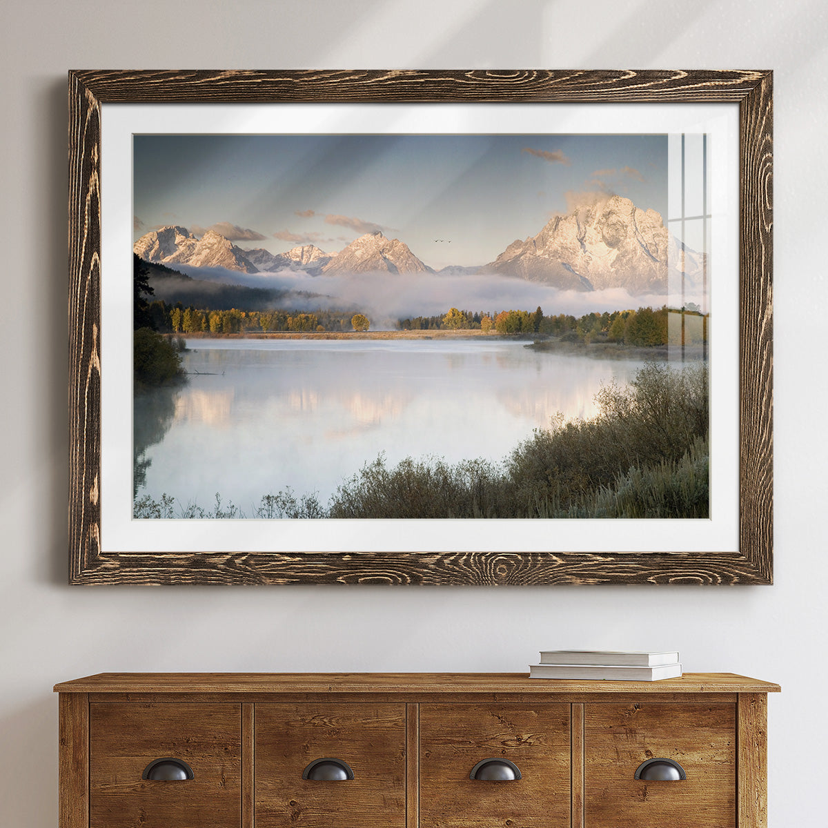 Snake River Fog-Premium Framed Print - Ready to Hang
