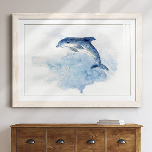 Wave Jumping-Premium Framed Print - Ready to Hang