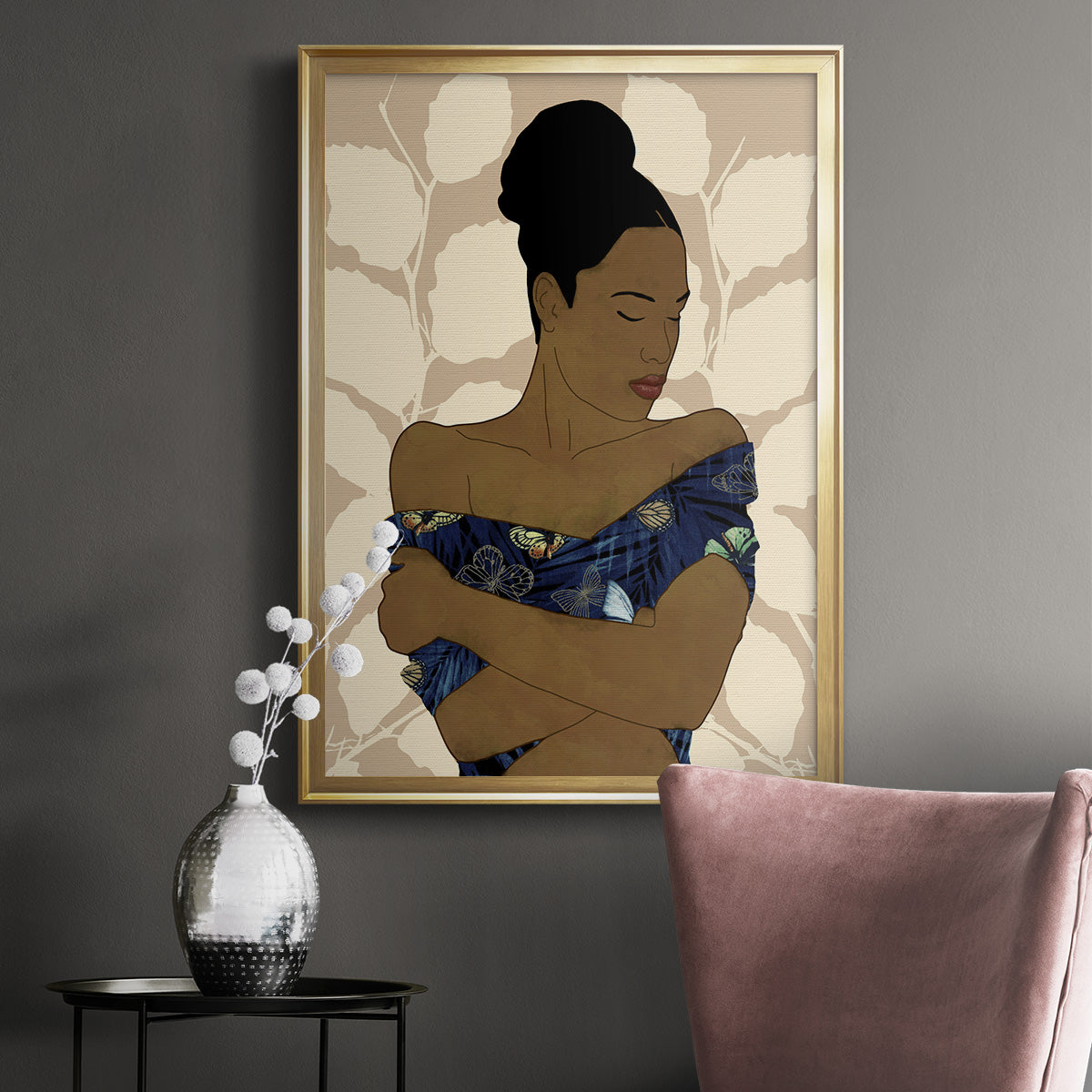 Ethnic Beauty II Premium Framed Print - Ready to Hang