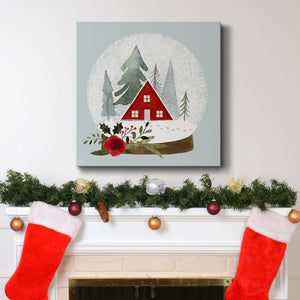 Snow Globe Village II-Premium Gallery Wrapped Canvas - Ready to Hang