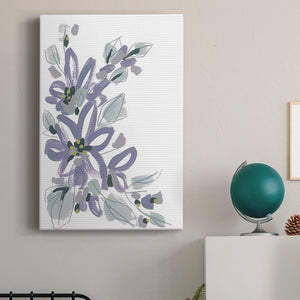 Periwinkle Patch I Premium Gallery Wrapped Canvas - Ready to Hang