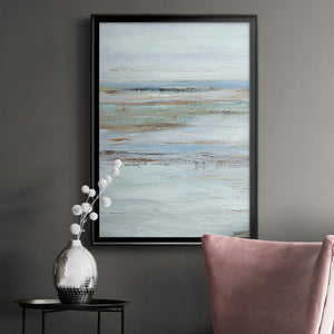 Muted Misty Marsh I Premium Framed Print - Ready to Hang