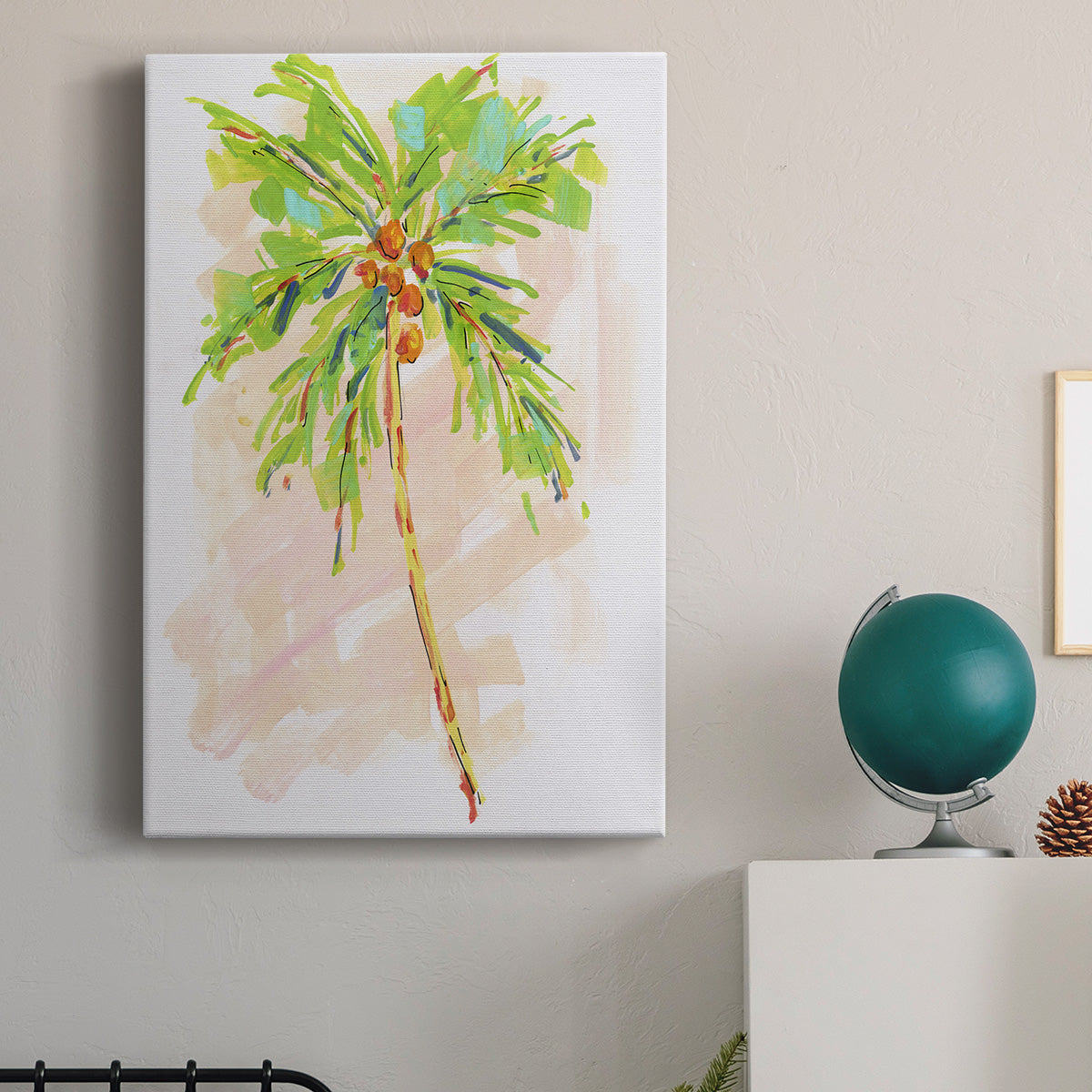 Coconut Palm I Premium Gallery Wrapped Canvas - Ready to Hang