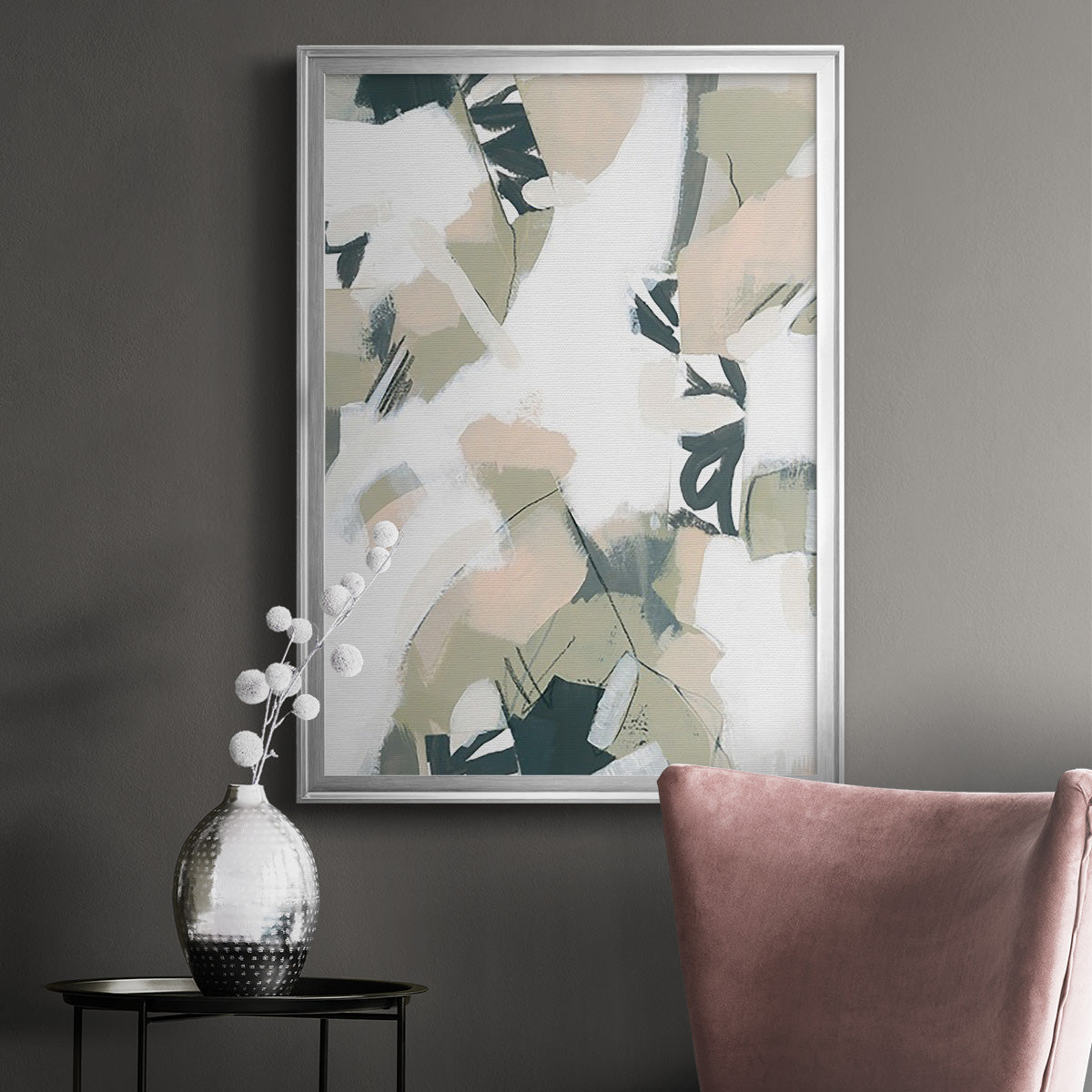 Sumi Storm II Premium Framed Print - Ready to Hang