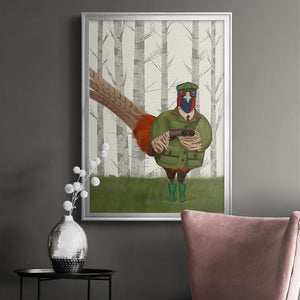 Pheasant Shooting Party 7 Premium Framed Print - Ready to Hang