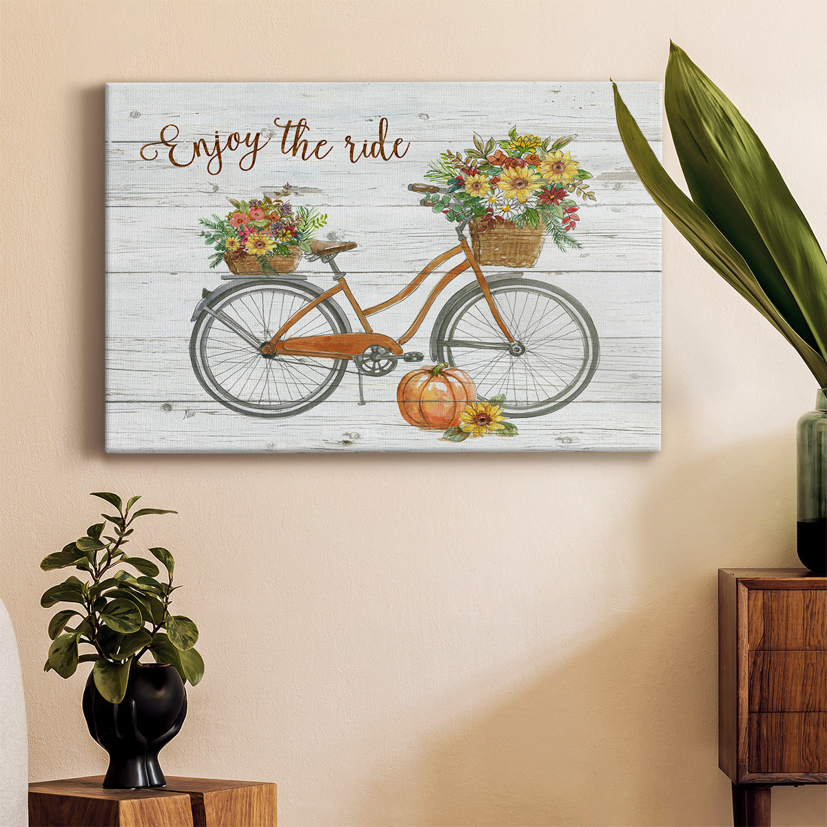Harvest Bike Premium Gallery Wrapped Canvas - Ready to Hang
