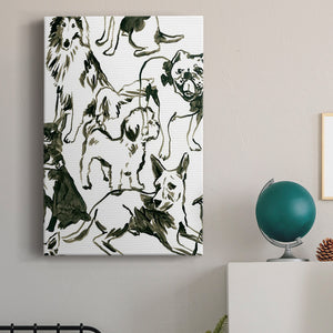 Canine Collage I Premium Gallery Wrapped Canvas - Ready to Hang
