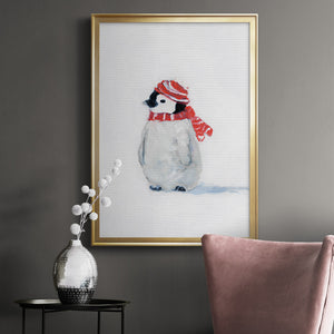 Penguin Play II Premium Framed Print - Ready to Hang