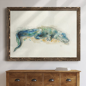 Alligator-Premium Framed Canvas - Ready to Hang