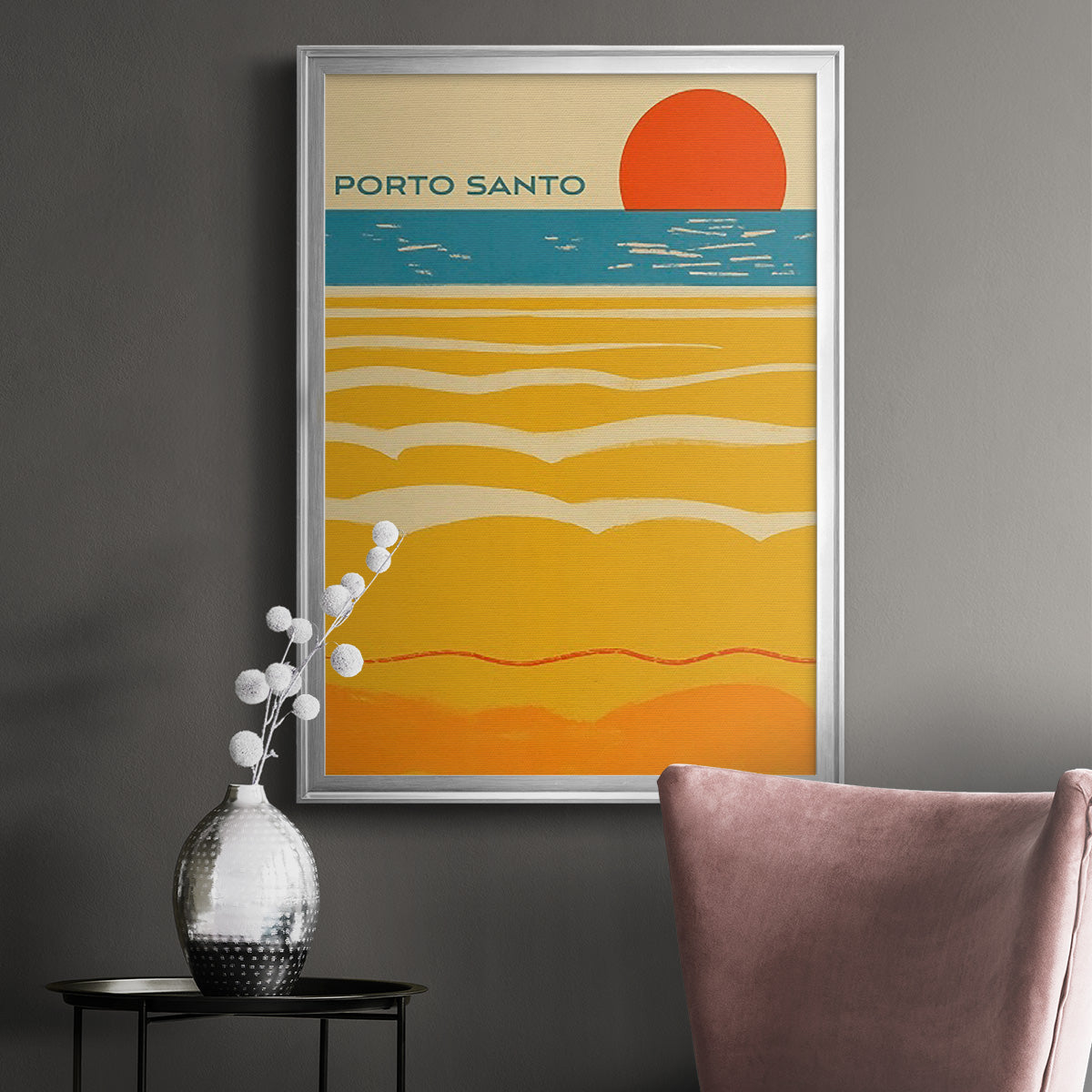 Summer Abroad I Premium Framed Print - Ready to Hang