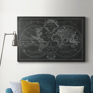 MONDE MAP - Canvas Art Print