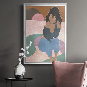 Curly Lady II Premium Framed Print - Ready to Hang