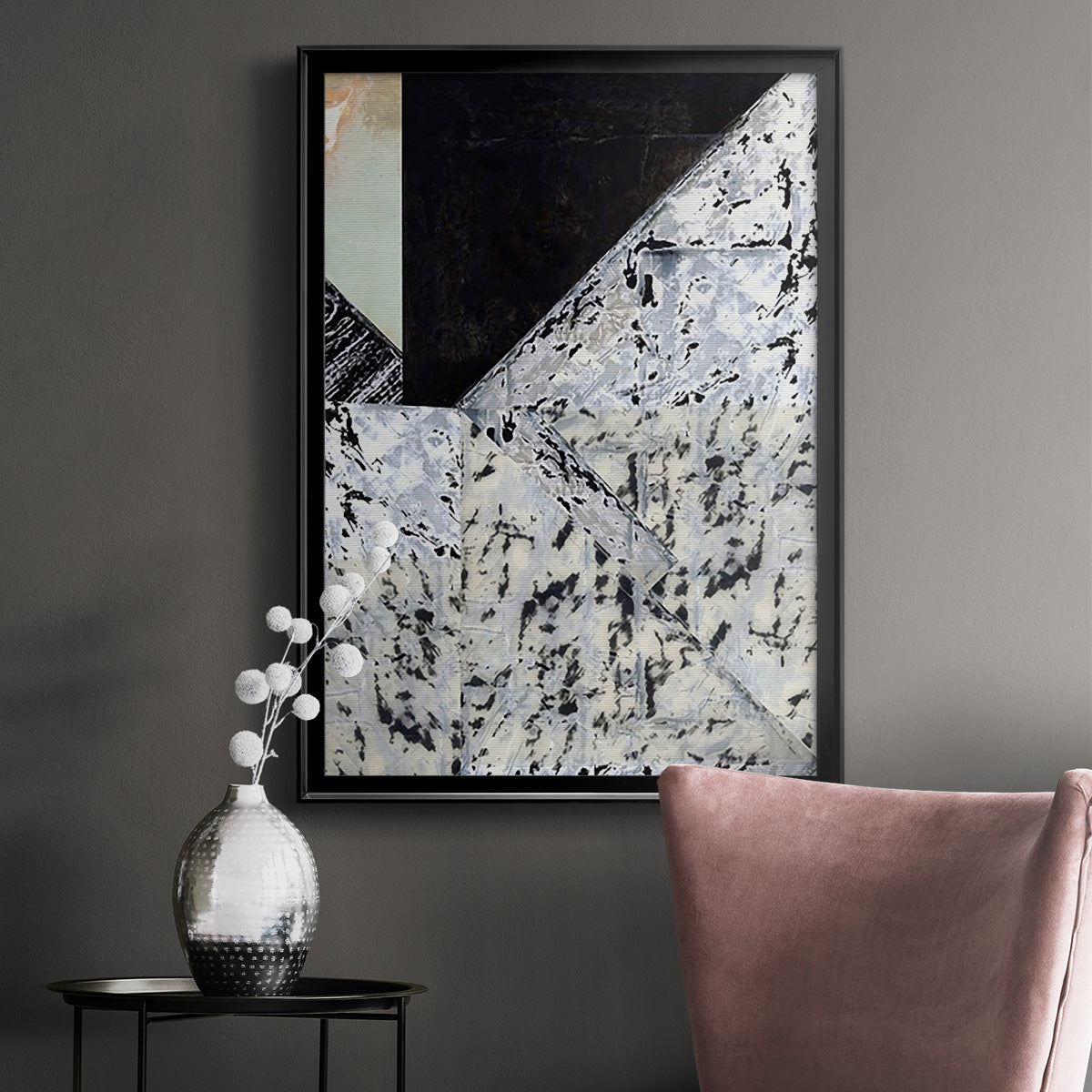 Tiles & Texture Abstract Angles II Premium Framed Print - Ready to Hang
