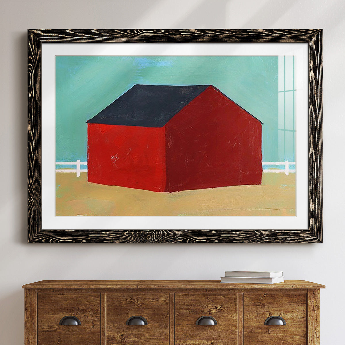 Big Red One III-Premium Framed Print - Ready to Hang