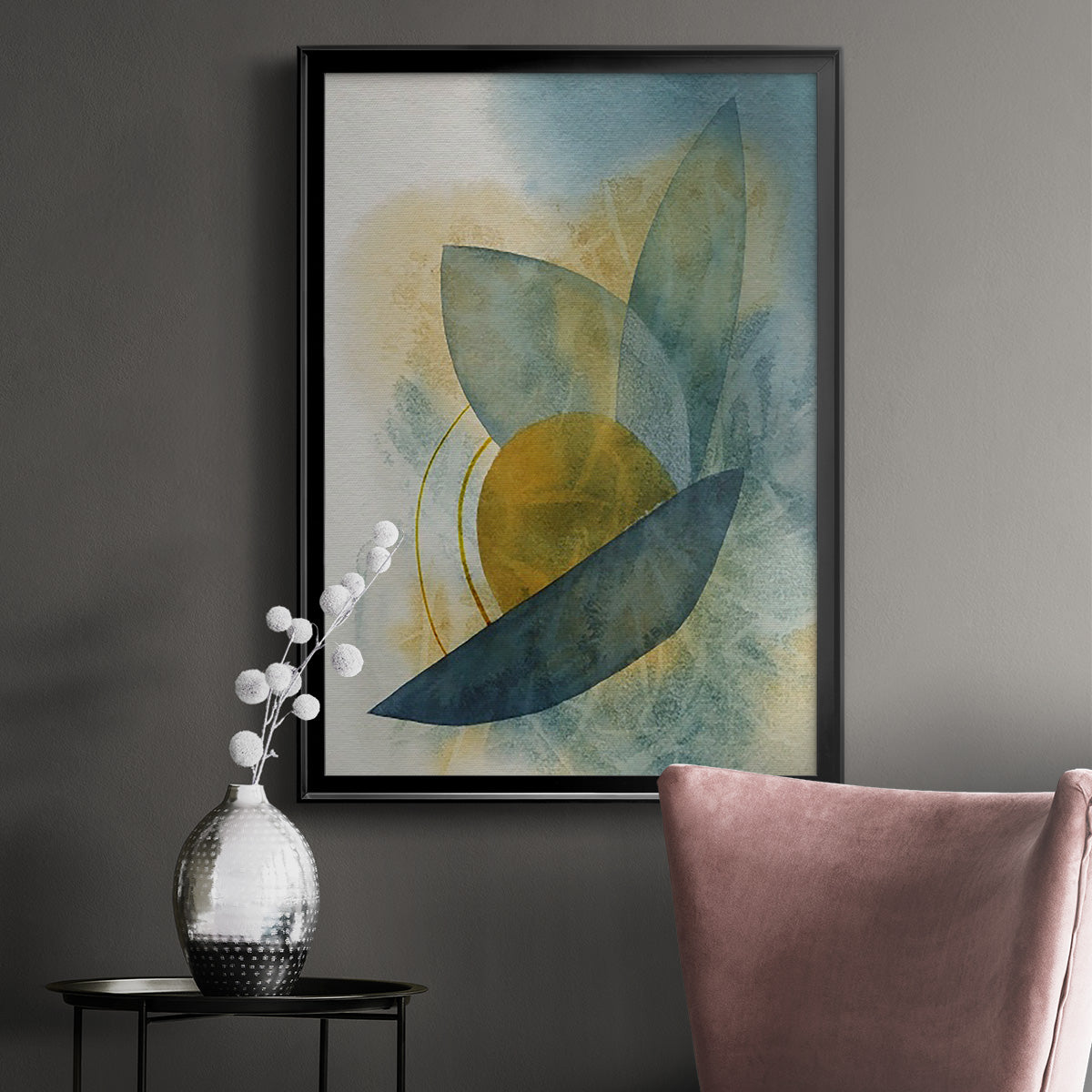 Solar Shapes II Premium Framed Print - Ready to Hang
