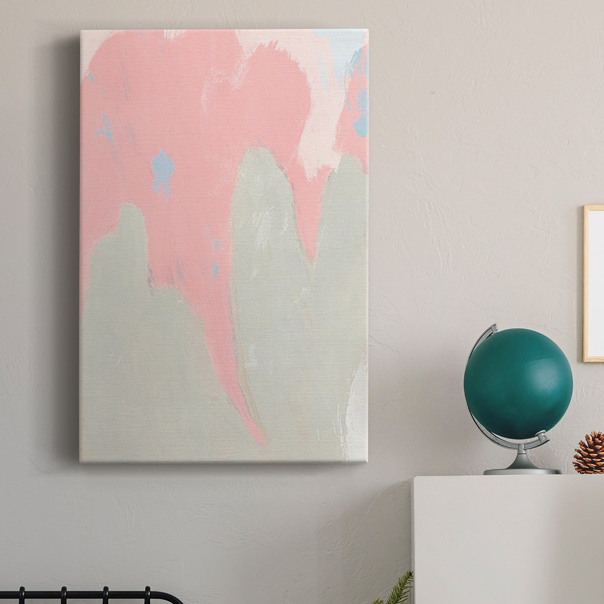 Blushing Abstract IV Premium Gallery Wrapped Canvas - Ready to Hang