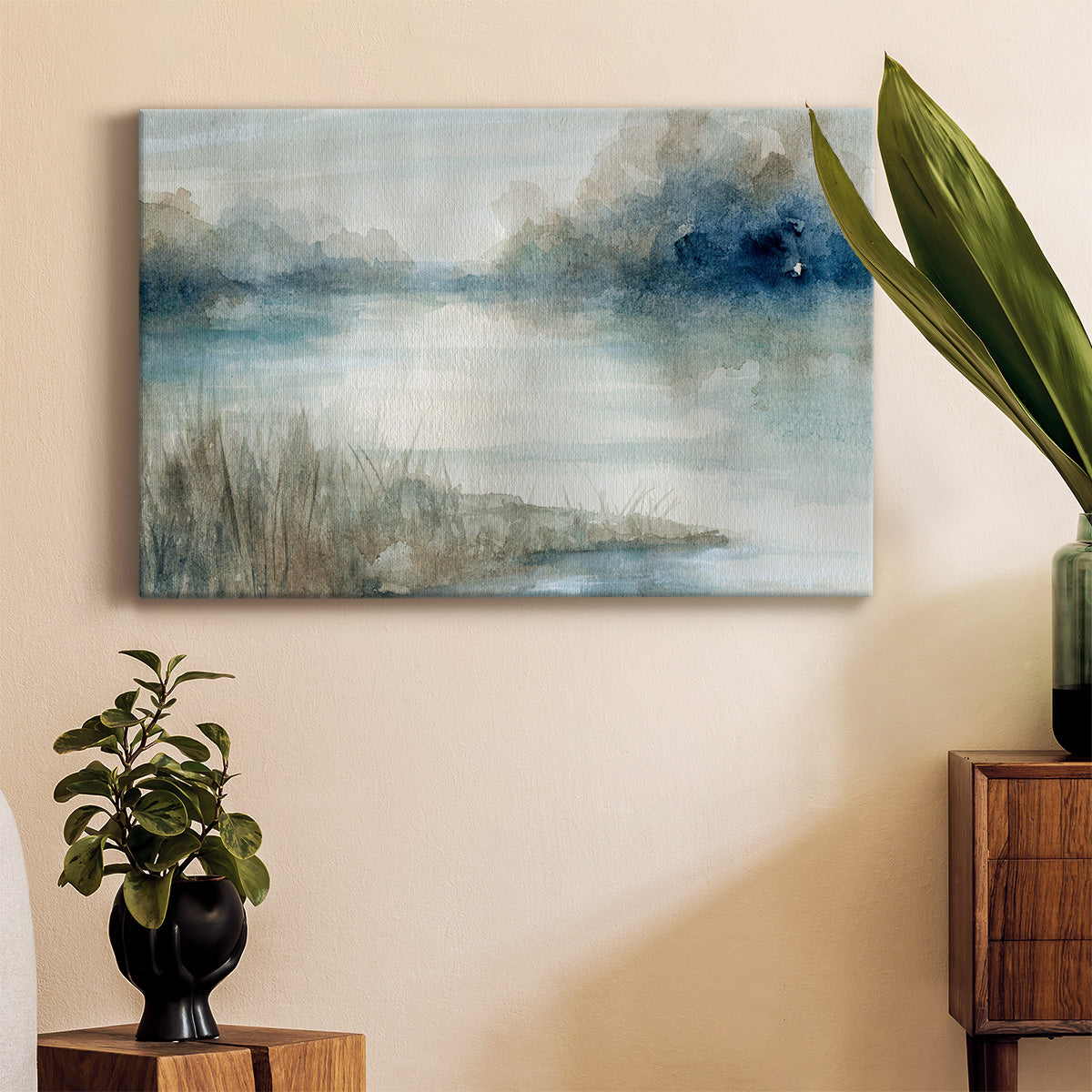 Still Evening Waters Premium Gallery Wrapped Canvas - Ready to Hang