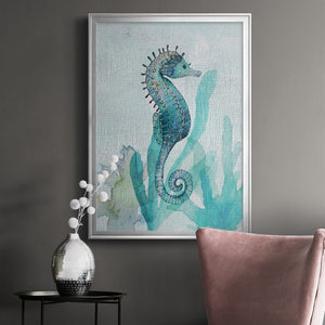 Seahorse I Premium Framed Print - Ready to Hang