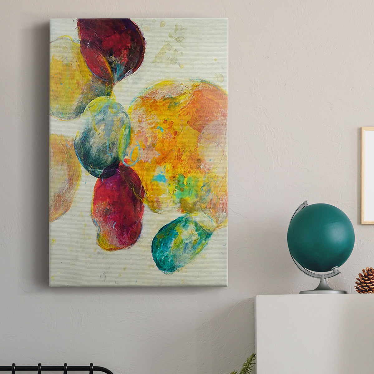 Earthy Fragments I Premium Gallery Wrapped Canvas - Ready to Hang