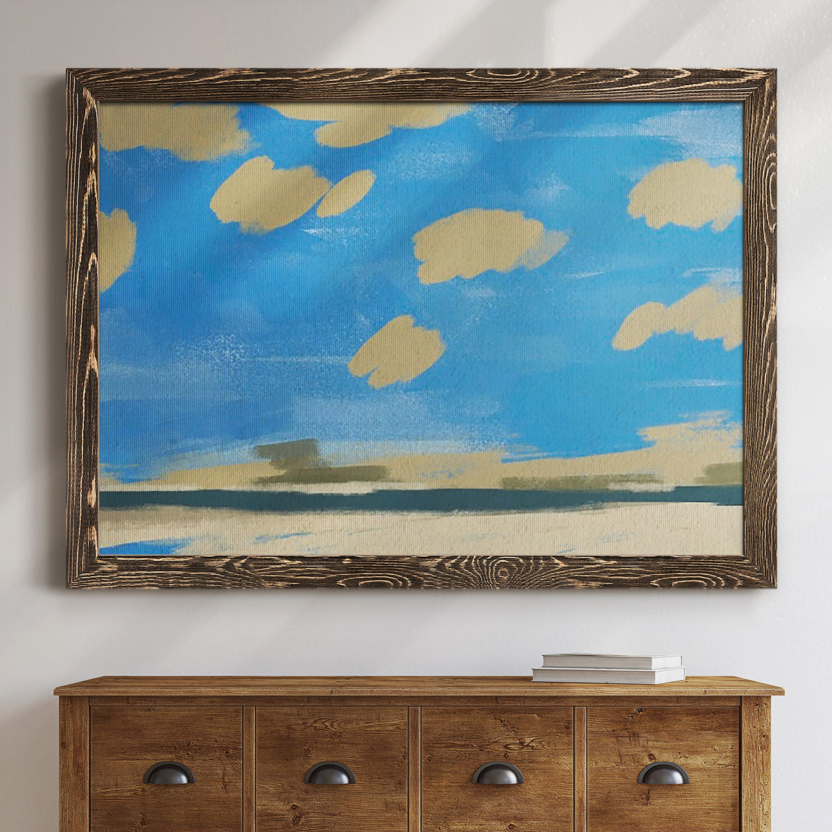 Textured Beachscape II-Premium Framed Canvas - Ready to Hang