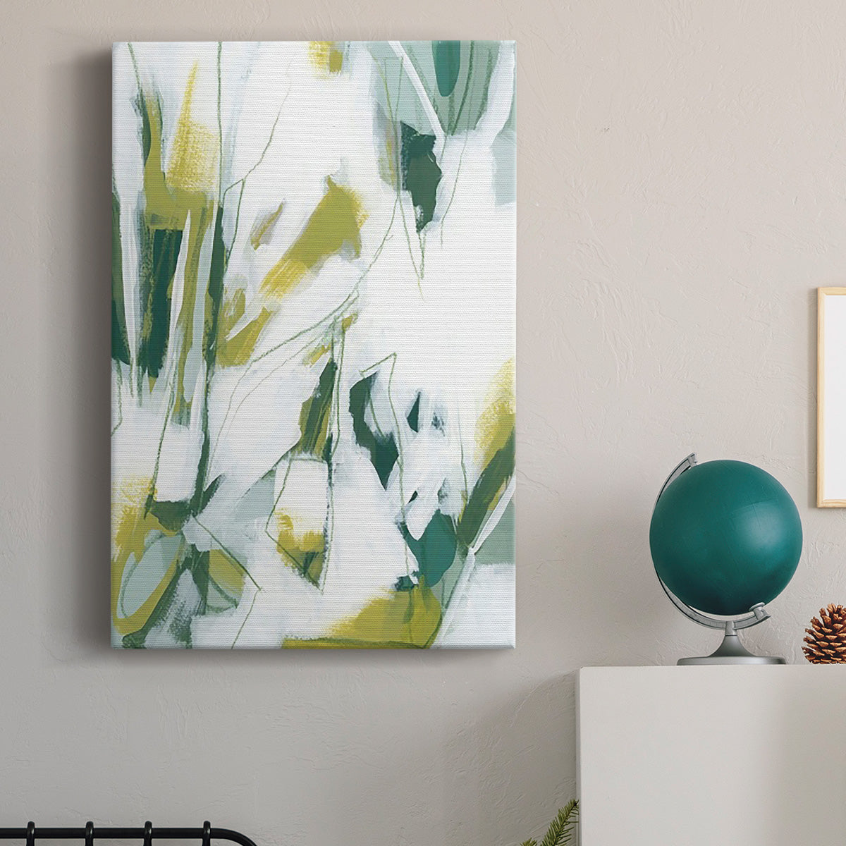 Emerald Ice IV Premium Gallery Wrapped Canvas - Ready to Hang