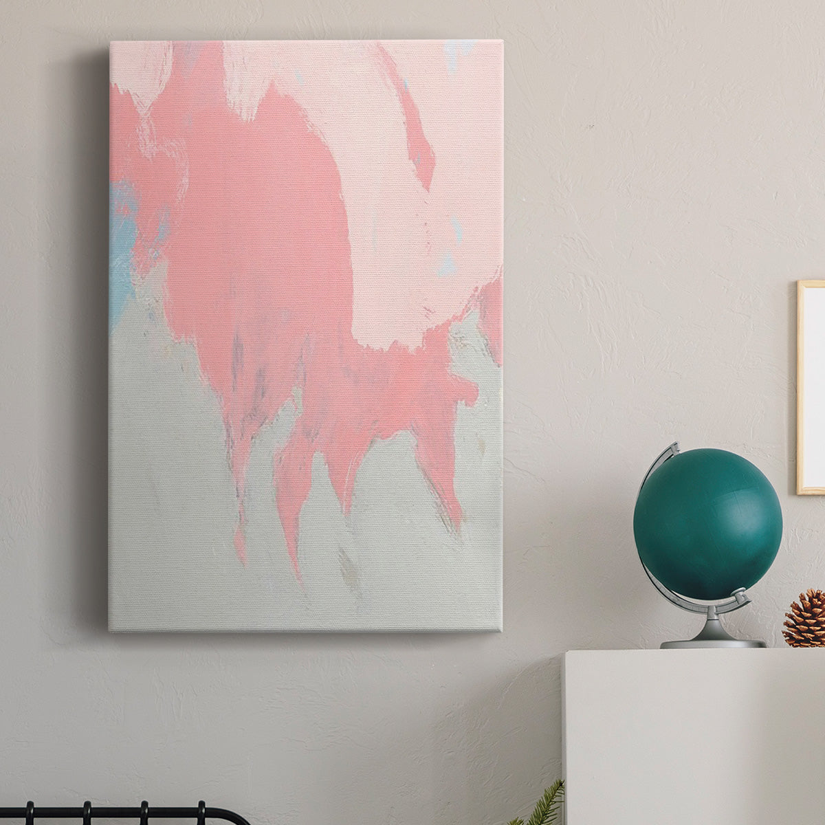 Blushing Abstract II Premium Gallery Wrapped Canvas - Ready to Hang