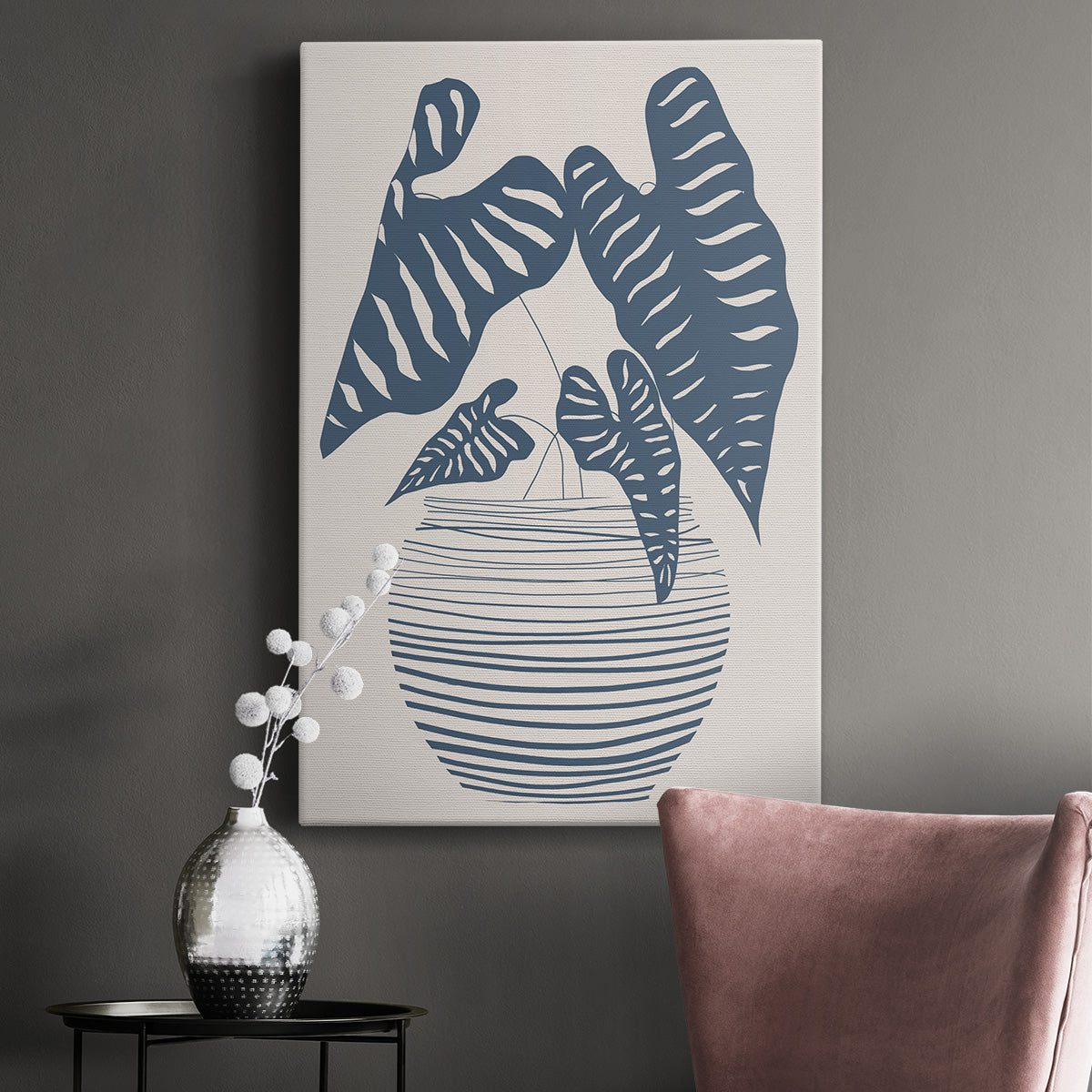 Wired in Monochrome I Premium Gallery Wrapped Canvas - Ready to Hang