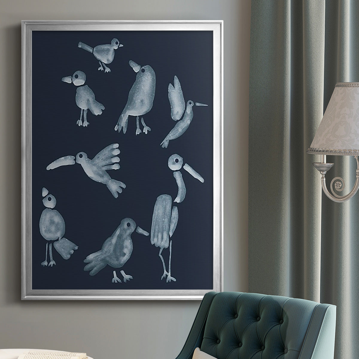 Flock II Premium Framed Print - Ready to Hang