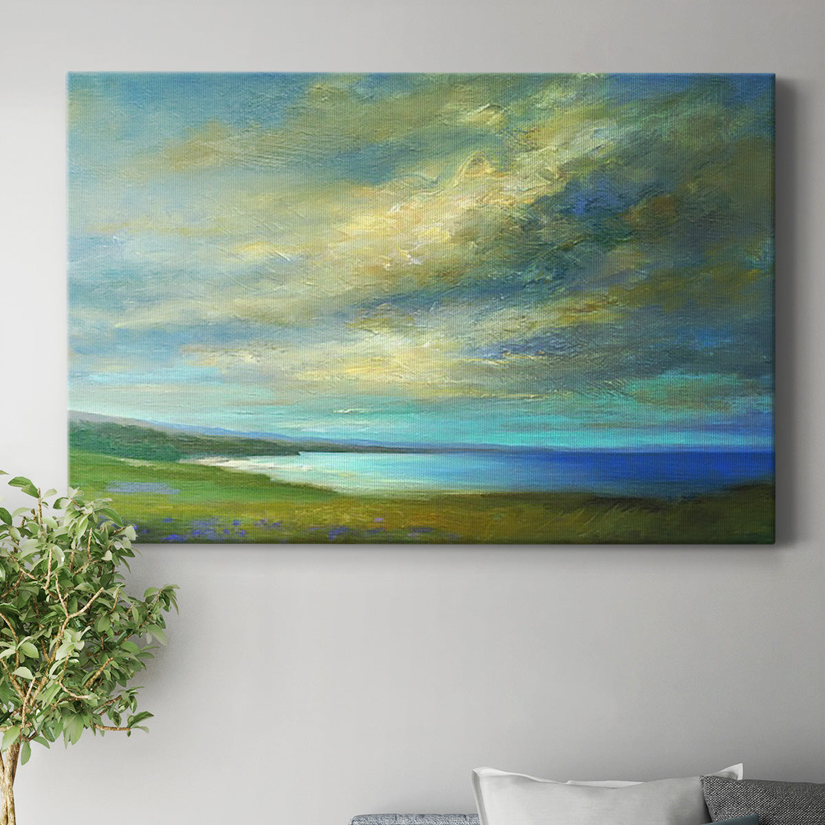 Coastal Views I Premium Gallery Wrapped Canvas - Ready to Hang