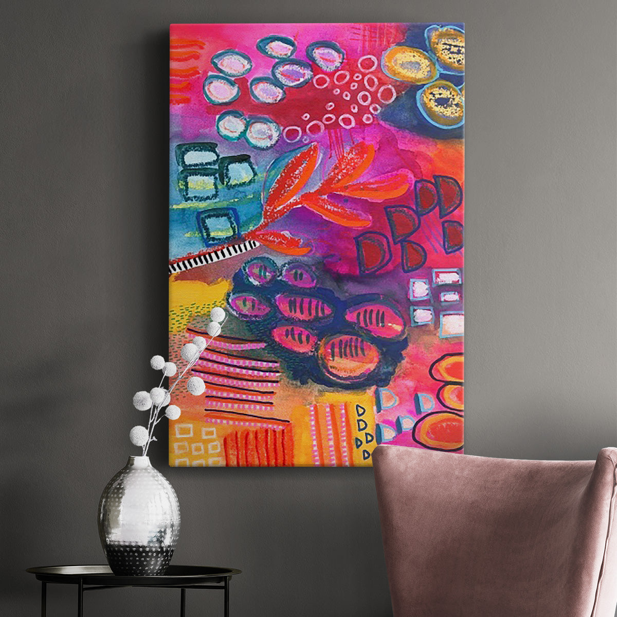 Vivaciously Changing I Premium Gallery Wrapped Canvas - Ready to Hang
