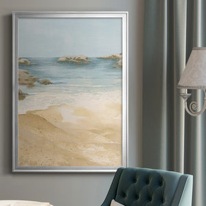 Tranquil Beach I Premium Framed Print - Ready to Hang