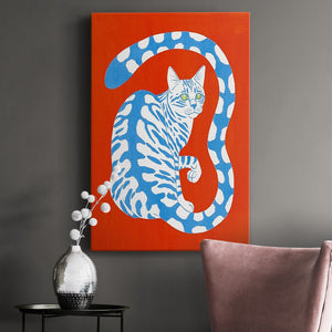 Complementary House Cat I Premium Gallery Wrapped Canvas - Ready to Hang